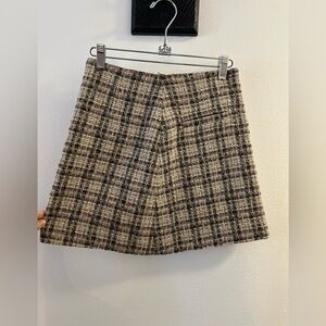 & Other Stories NWOT Tweed Mini Skirt size 2